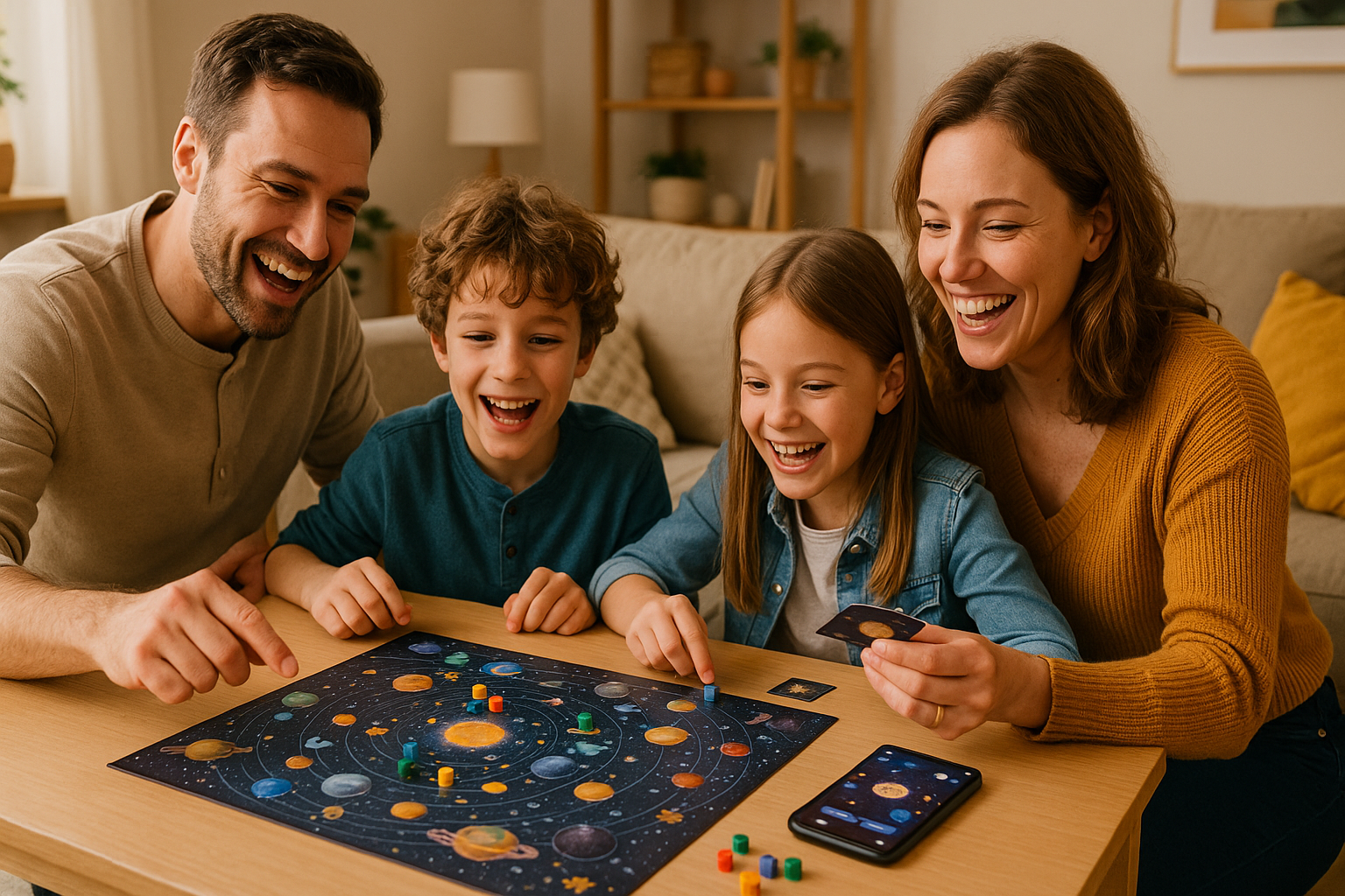 Space Board Game with App: Enhance Family Game Nights