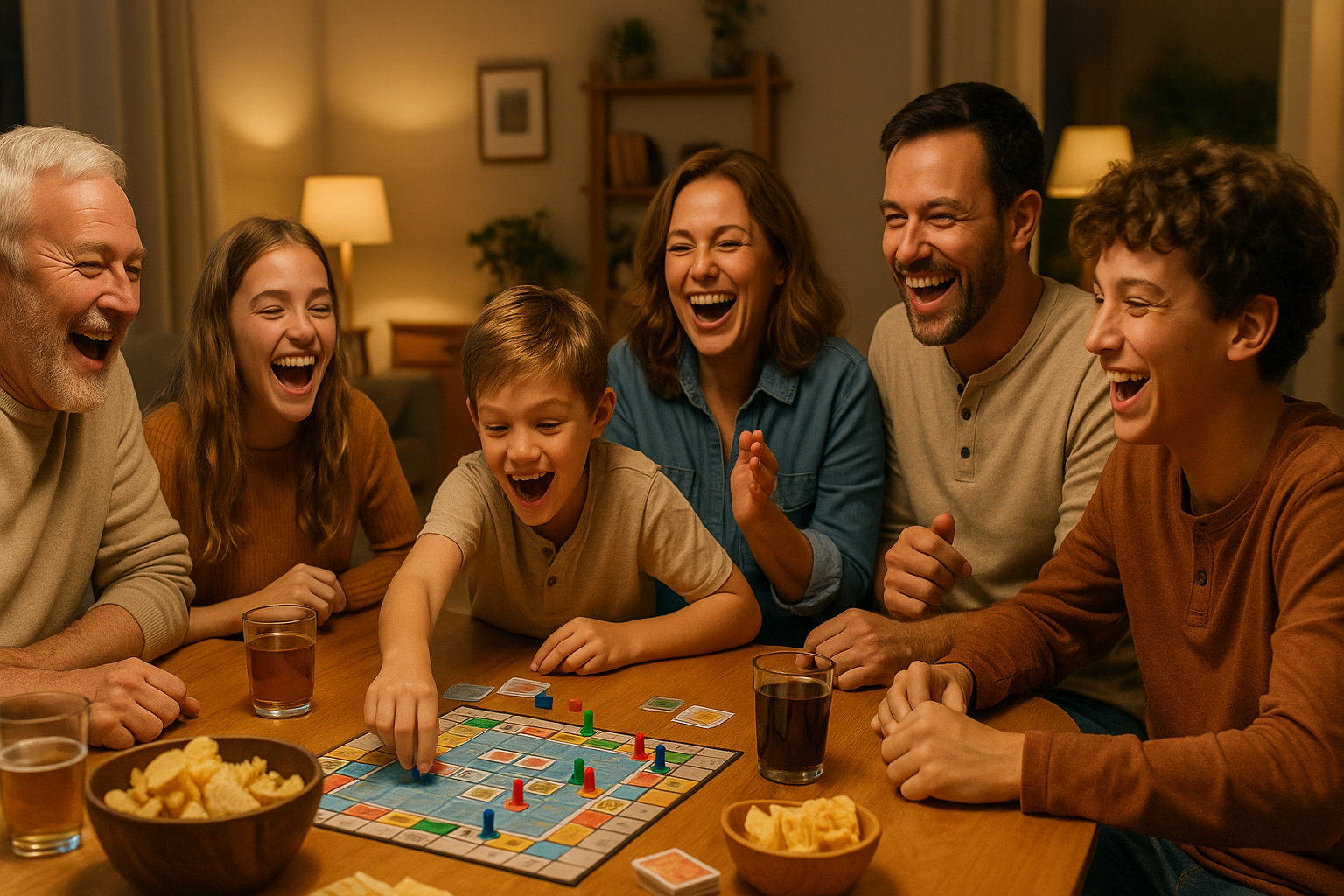 Funny Speed Game for 6 Players: Enhance Family Laughter