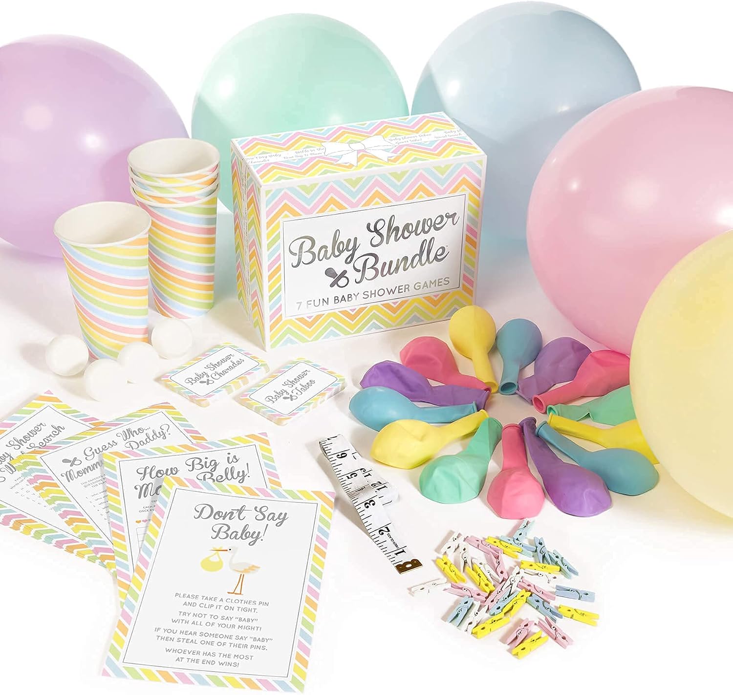 Baby Shower Bundle - 7 Fun Baby Shower Games