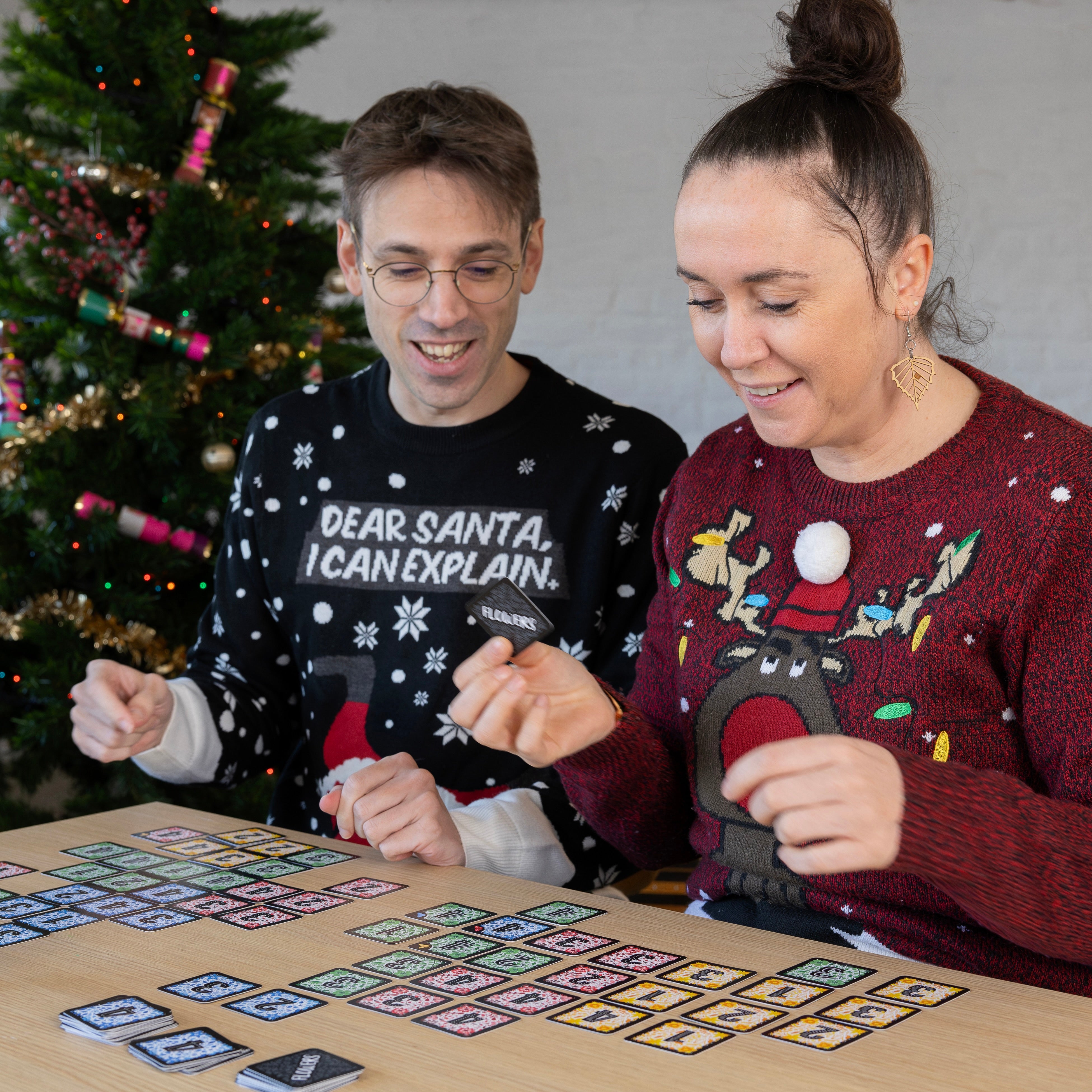 FLOWERS - THE GAME OF STRATEGIC COLOR AND NUMBER PUZZLE CARD