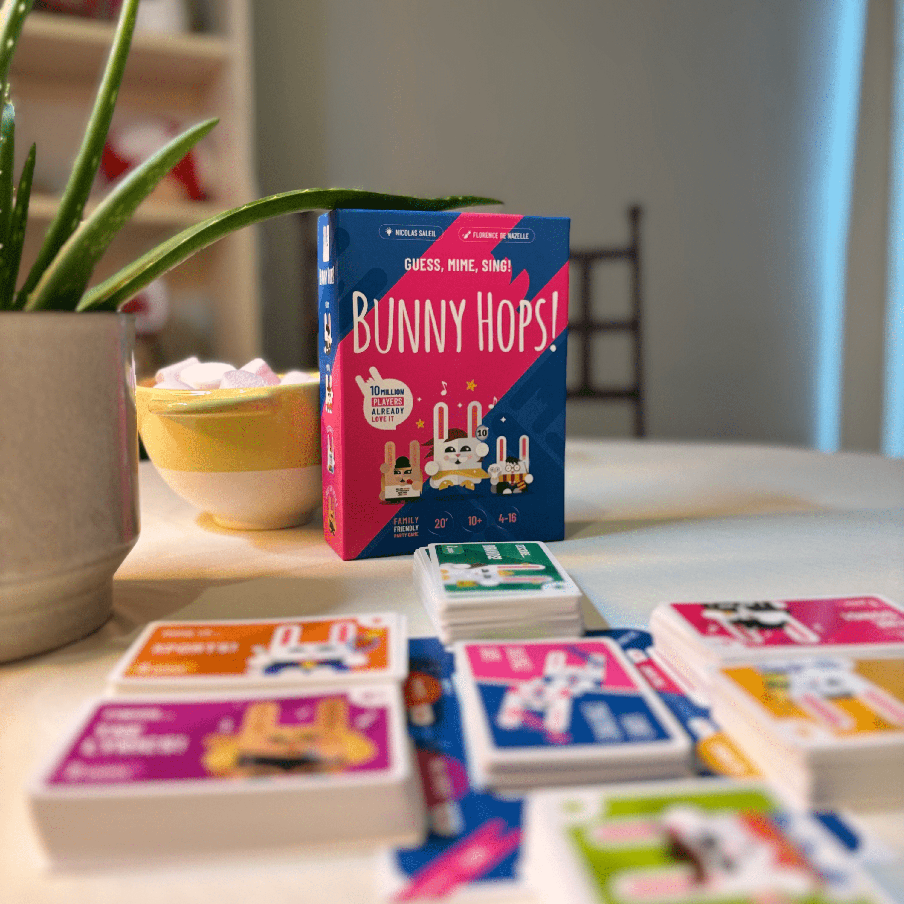 BUNNY HOPS! - The Guess, Mime, Sing Party Game!