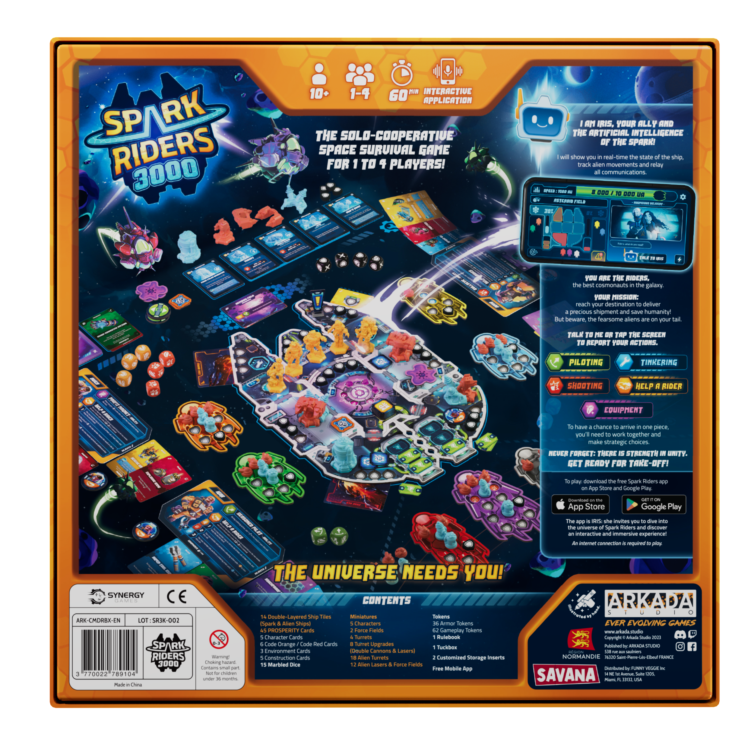 SPARK RIDERS 3000 COMMANDER - THE COSMONAUTS GAME