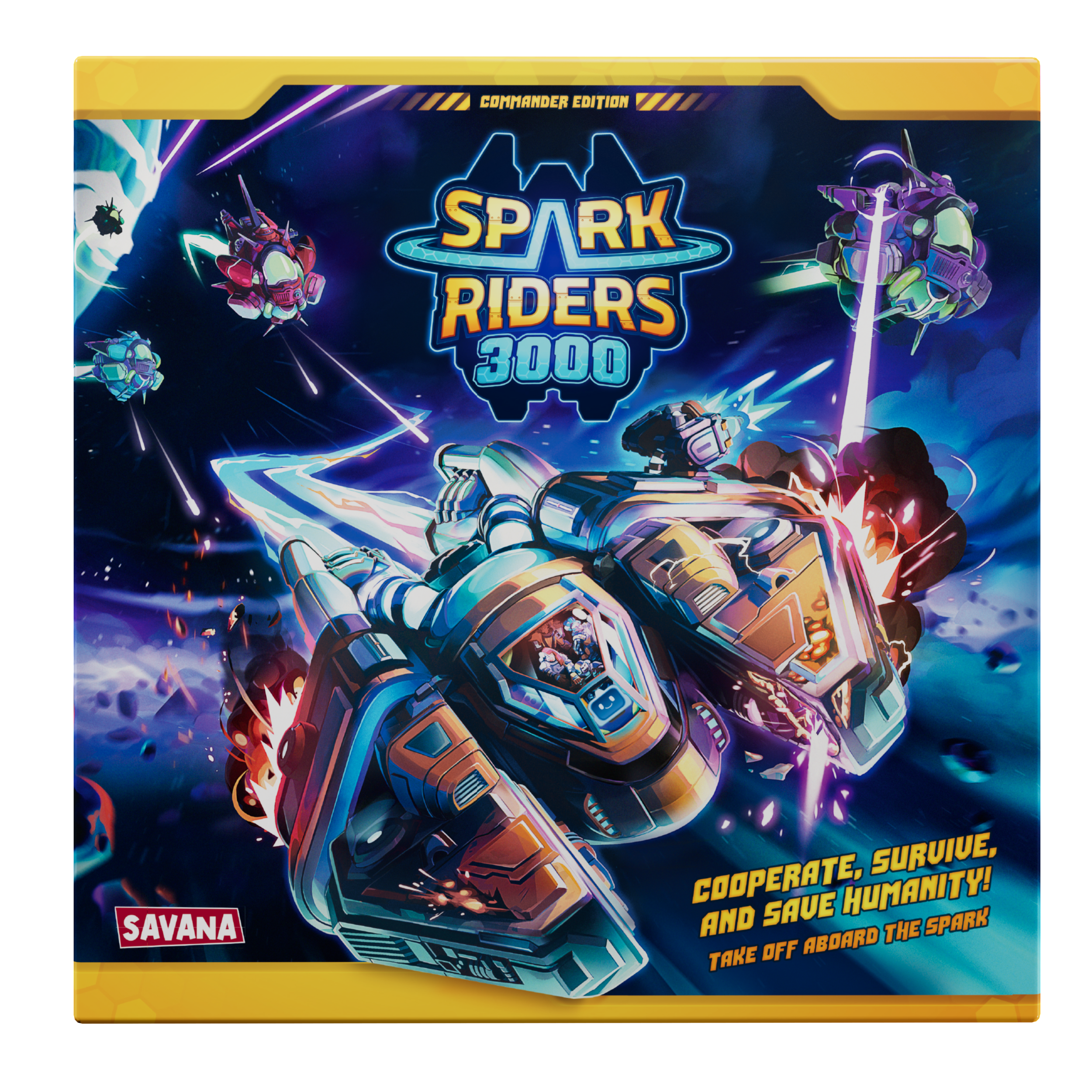 SPARK RIDERS 3000 COMMANDER - THE COSMONAUTS GAME