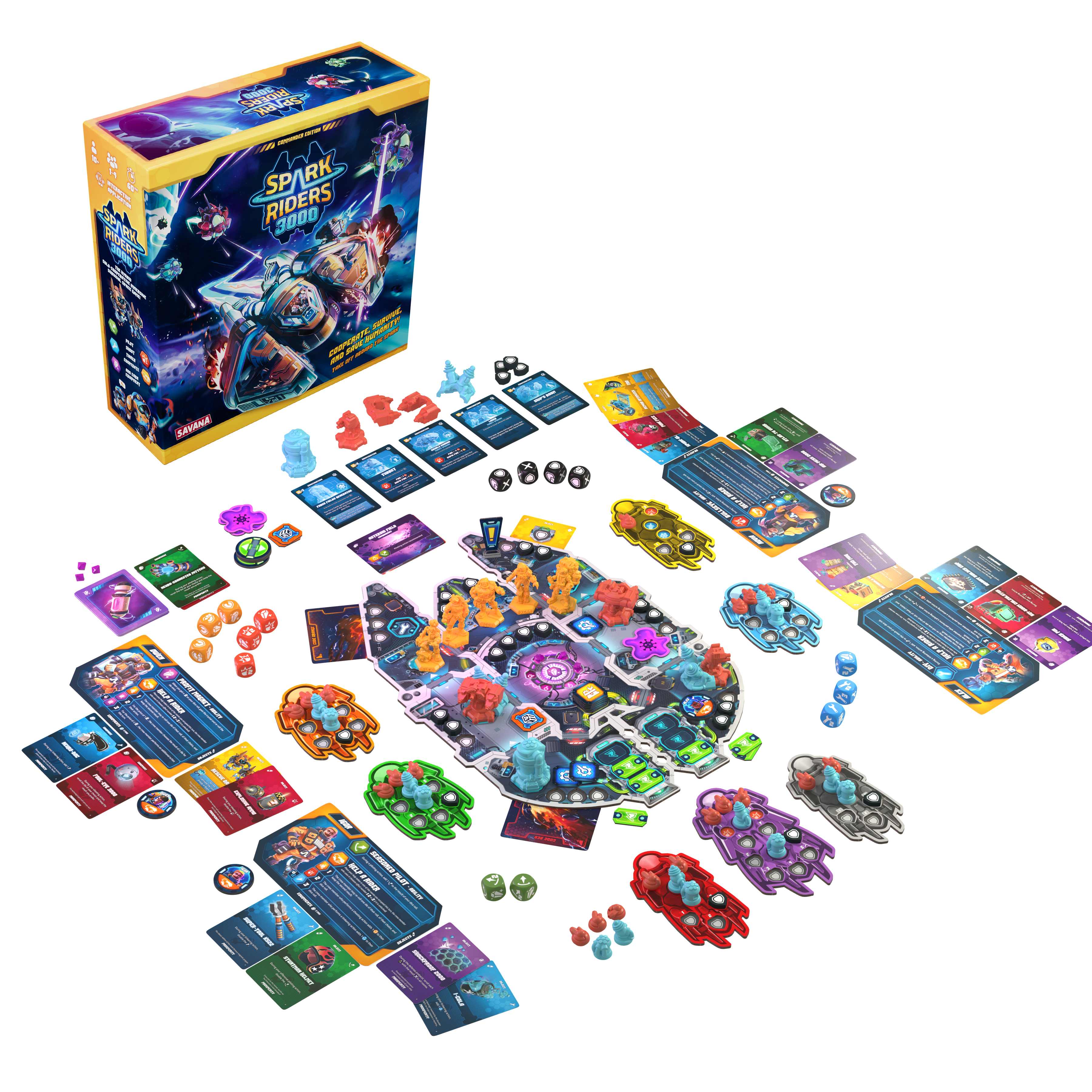 SPARK RIDERS 3000 COMMANDER - THE COSMONAUTS GAME