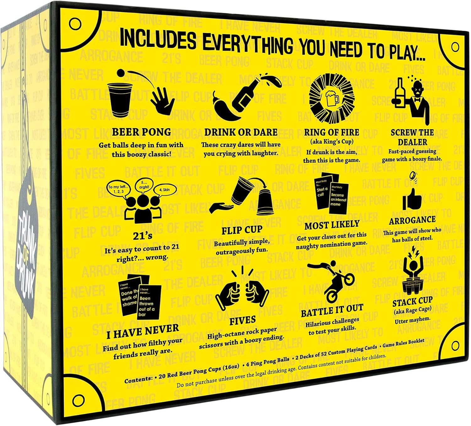 Trunk of Drunk - 12 Greatest Drinking Games
