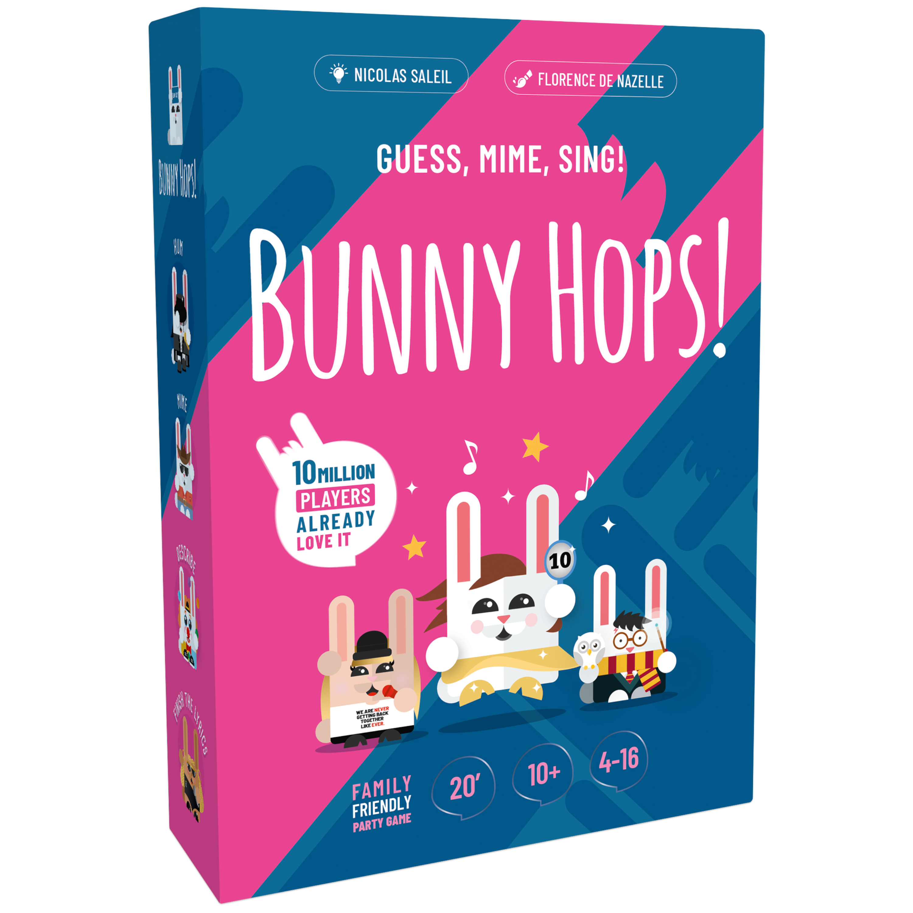 BUNNY HOPS! - The Guess, Mime, Sing Party Game!