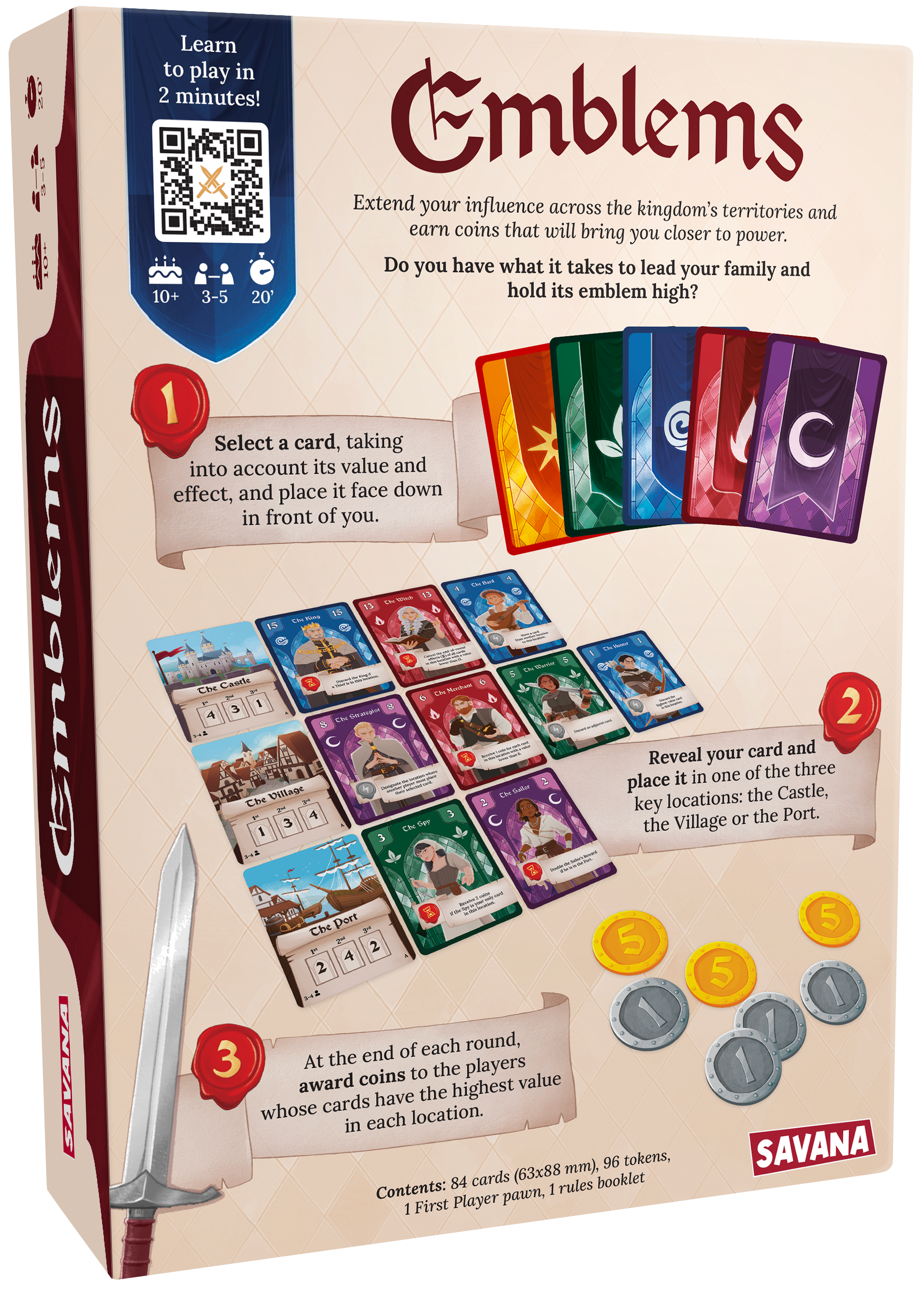 EMBLEMS - THE GAME OF SCHEMES AND STRATEGY