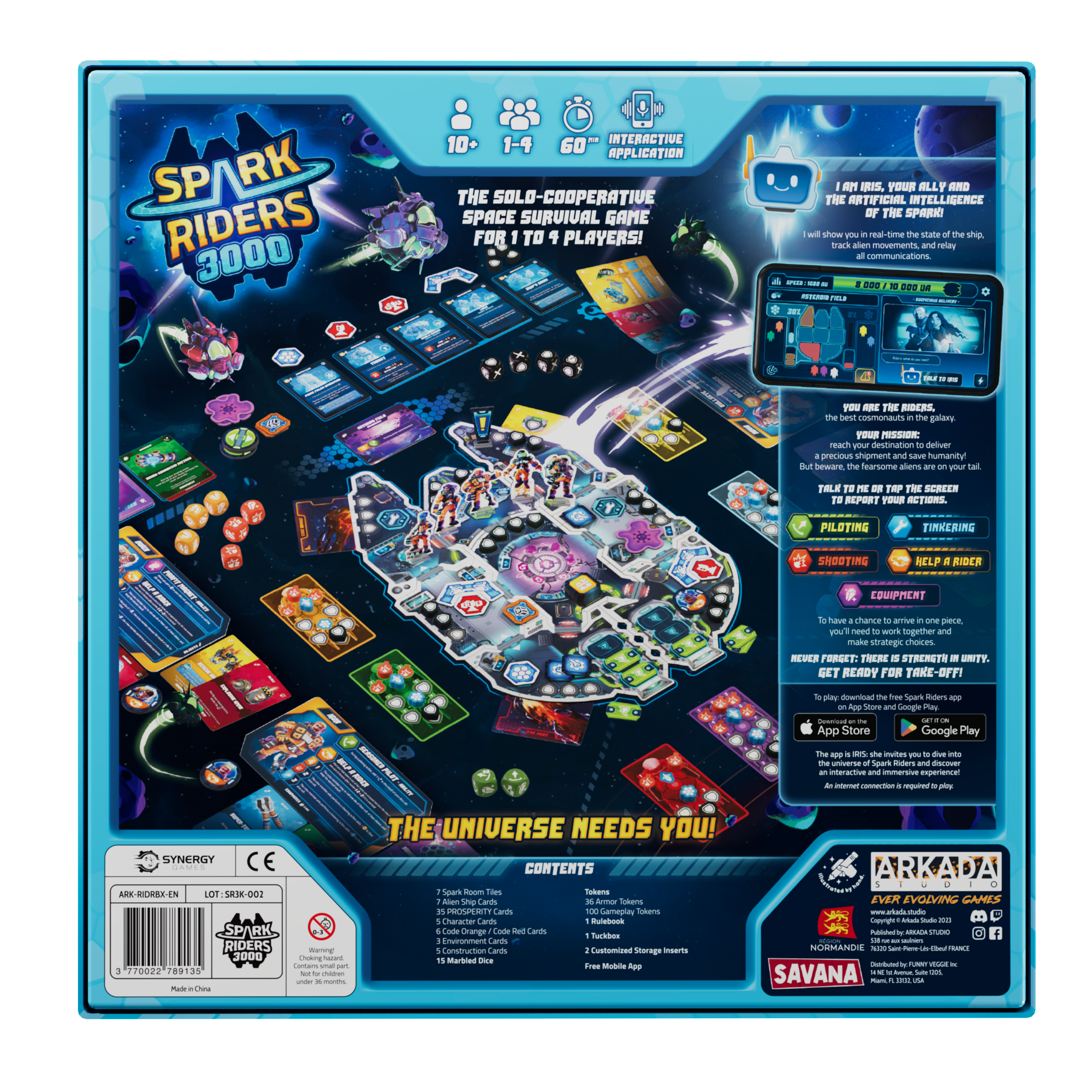 SPARK RIDERS 3000 - THE SPACE SURVIVAL GAME