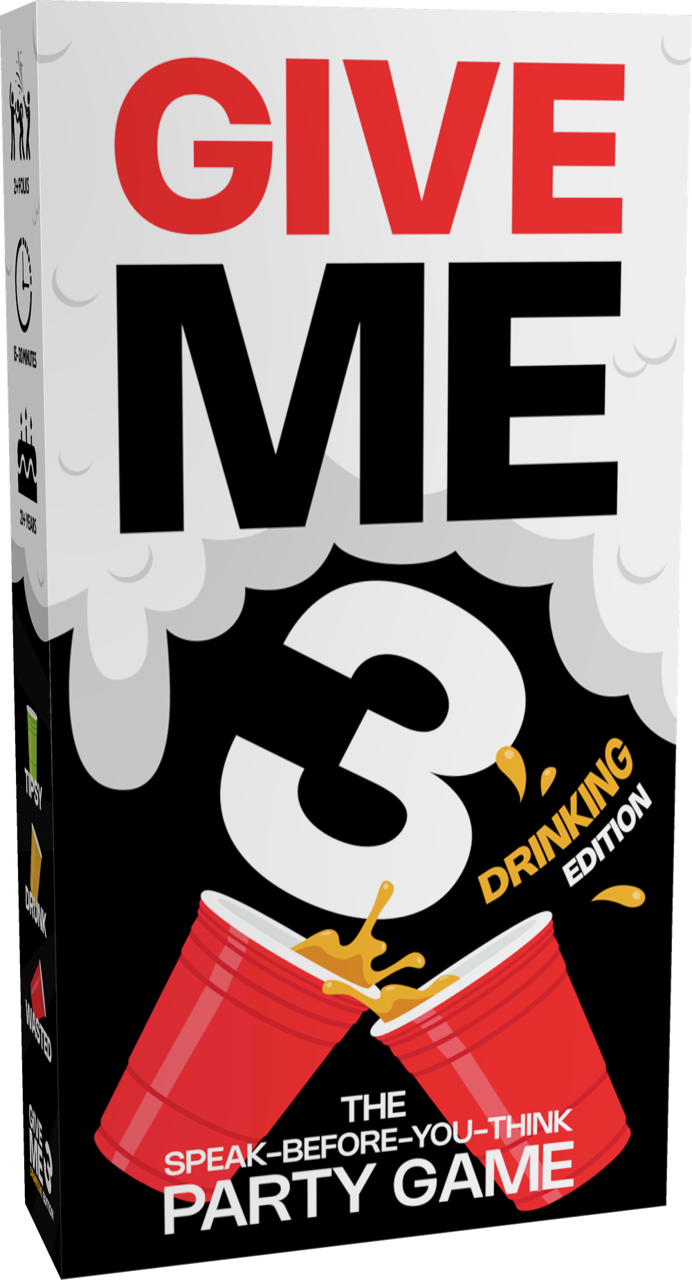 Give Me 3 Drinking Edition box