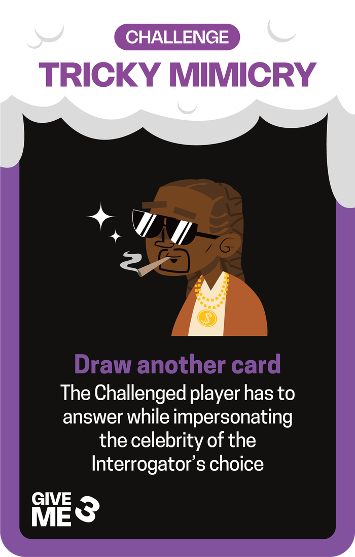 Challenge card
