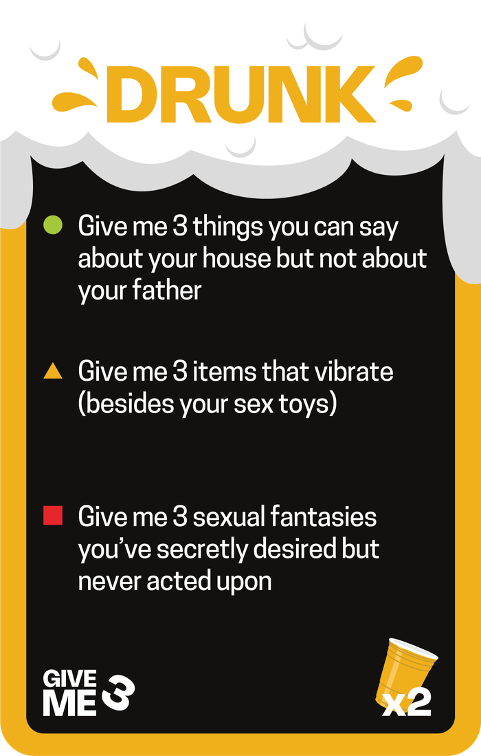 Drunk level card